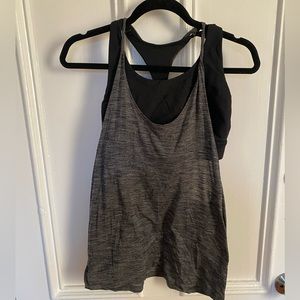 Lululemon tank top with built in sports bra